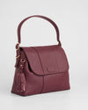 Pom Pom London Strand Bag Dark Maroon