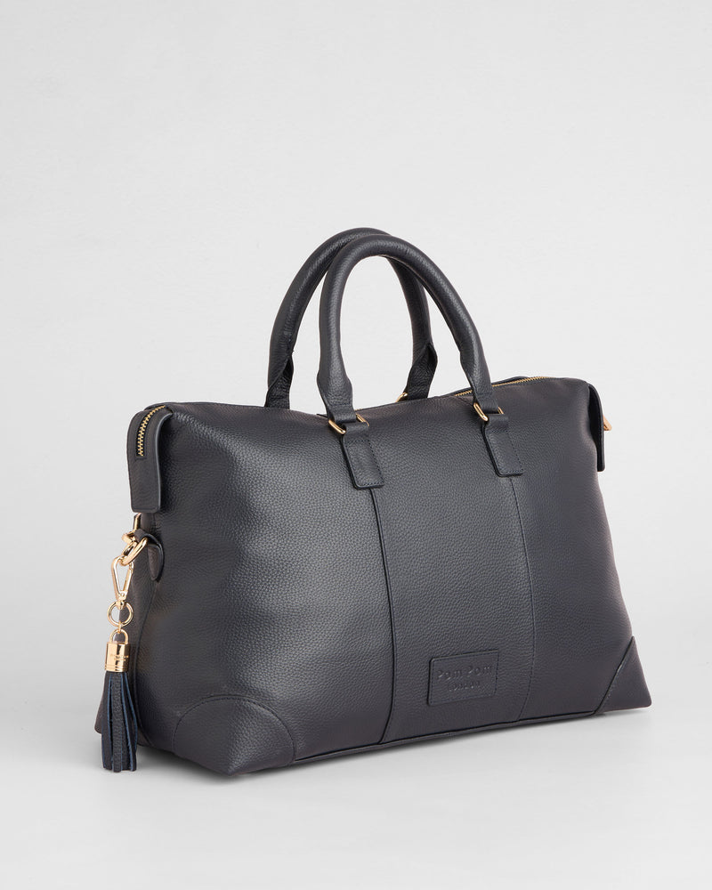 Pom Pom London Travel Bag Navy-Pom Pom London
