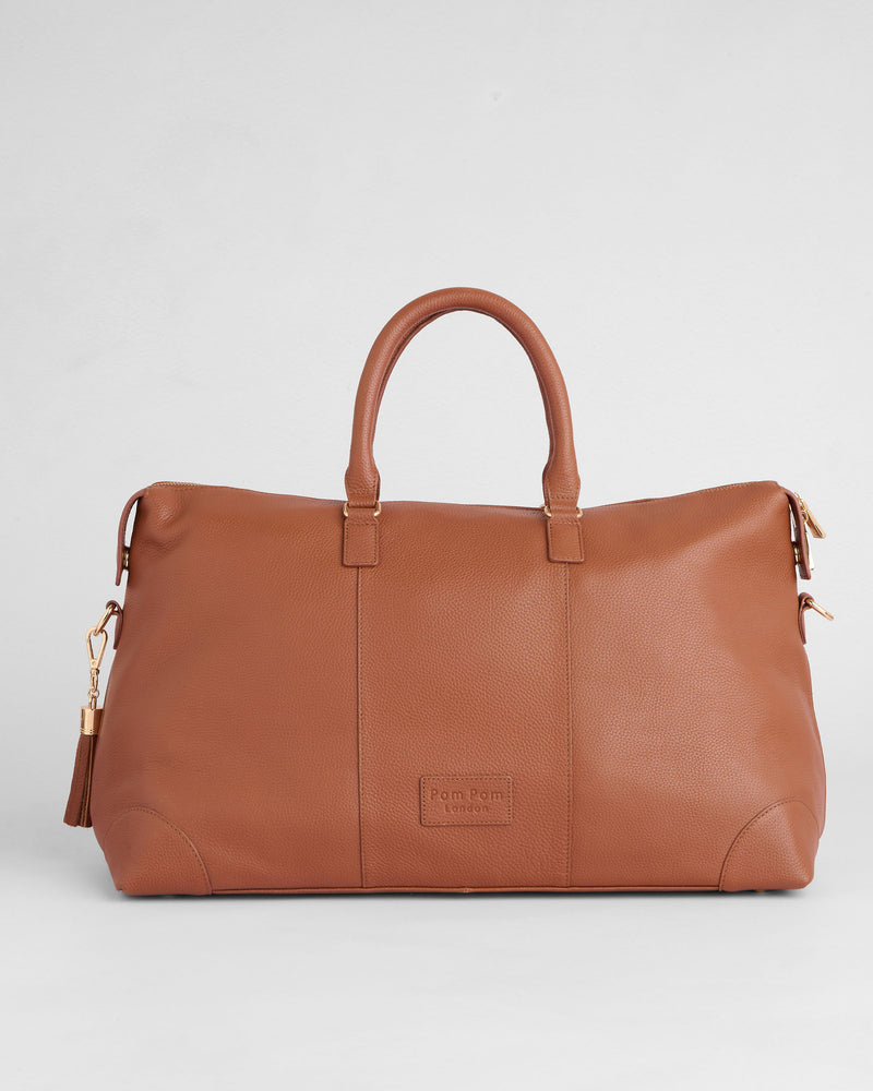 Pom Pom London Weekend Bag Chestnut-Pom Pom London