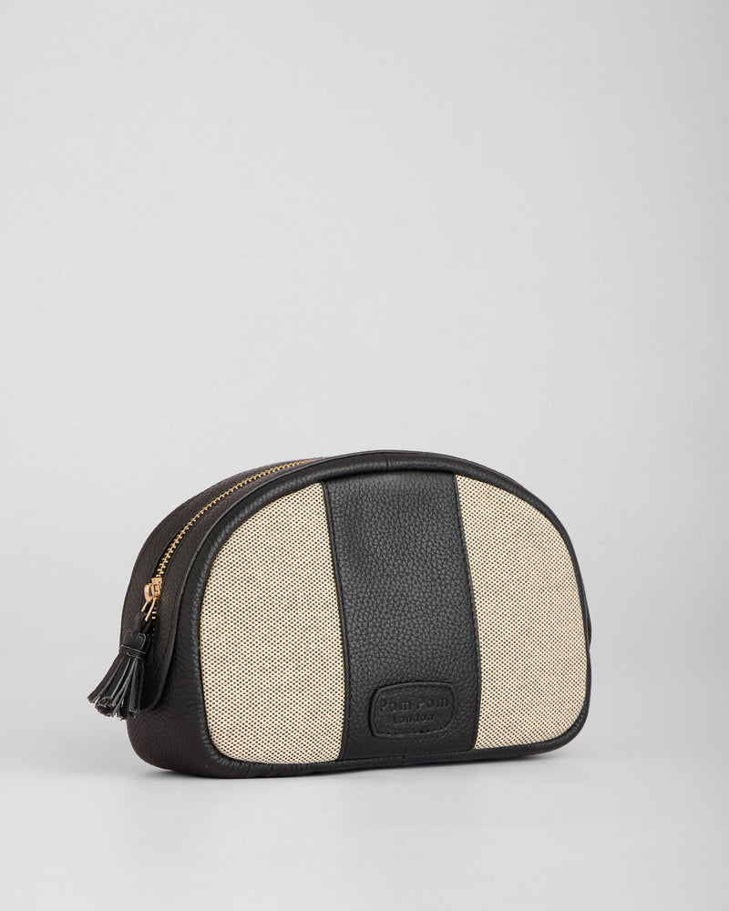 Pom Pom London Willesden Vanity Bag Black-Pom Pom London