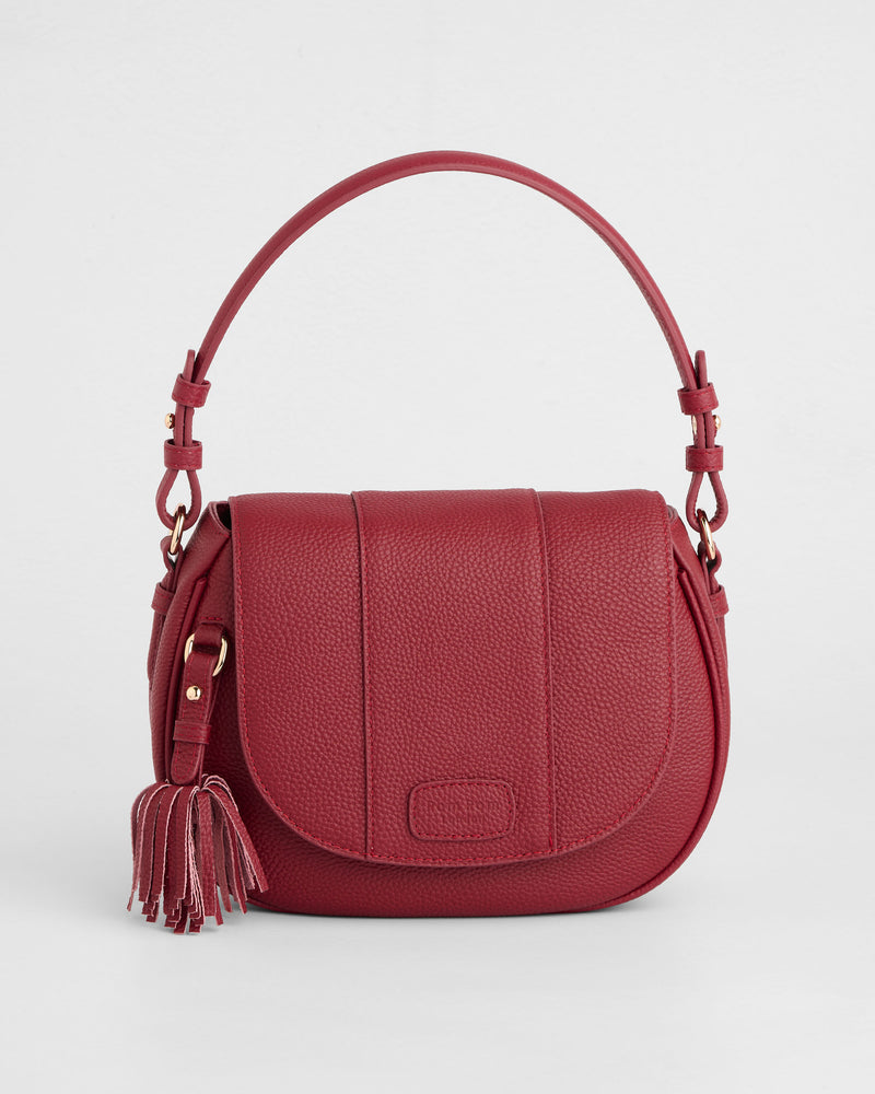 Pom Pom London Wilmington Bag Burnt Rhubarb-Pom Pom London
