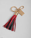 Postcard Tassel Keyring Edinburgh