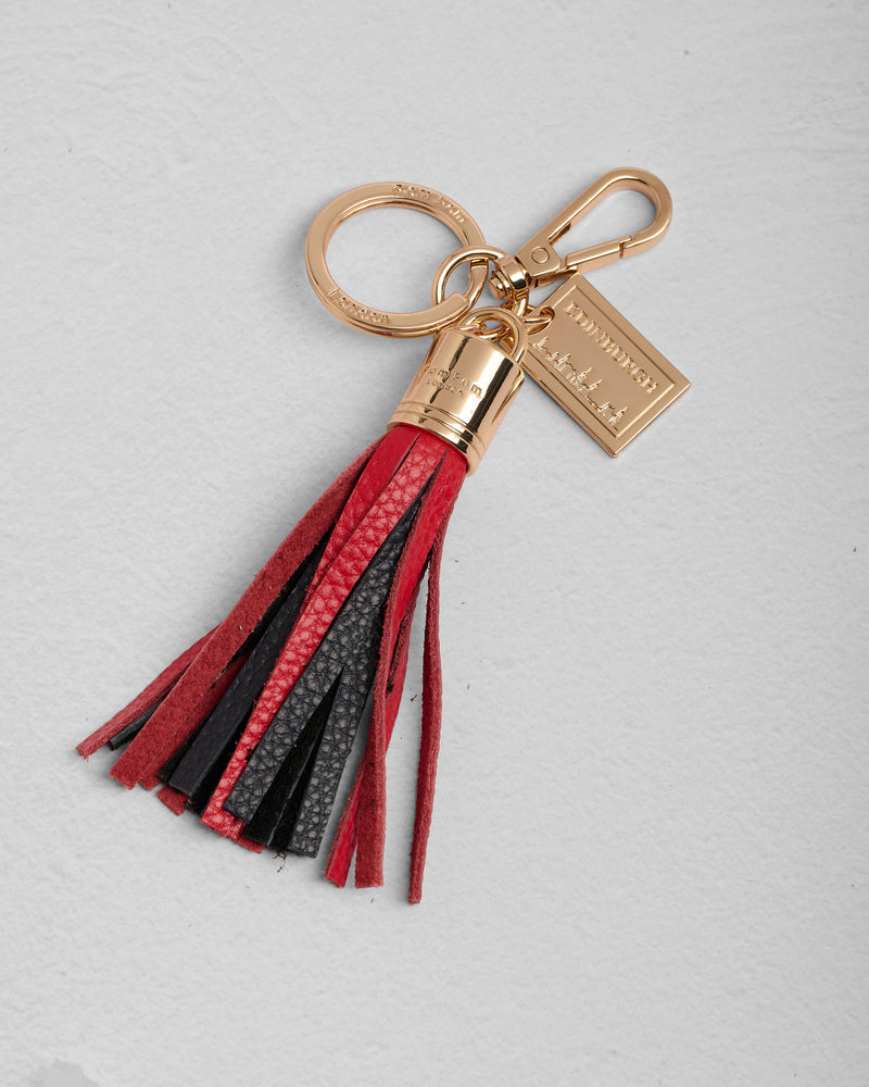 Postcard Tassel Keyring Edinburgh-Pom Pom London