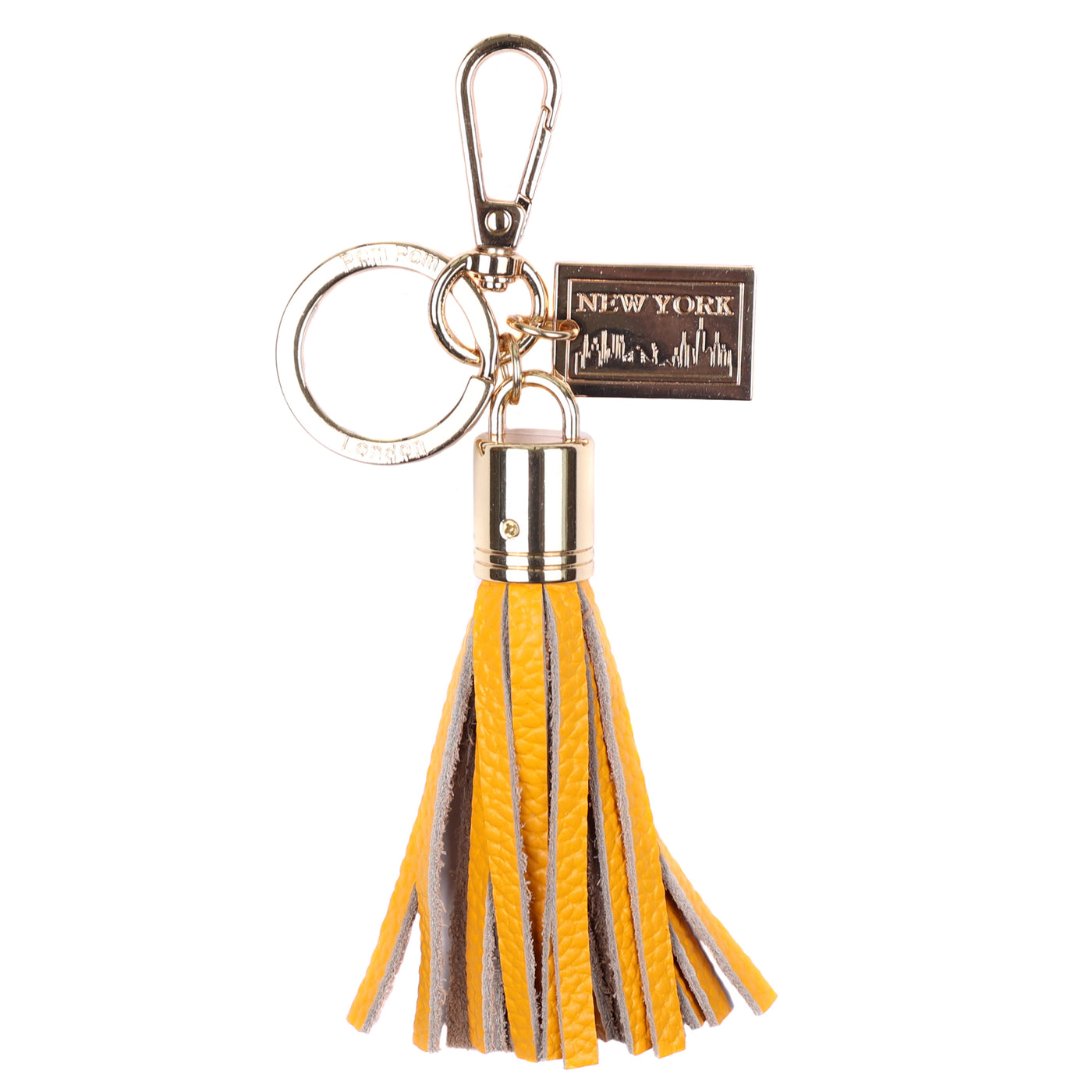 Postcard Tassel Keyring New York-Pom Pom London