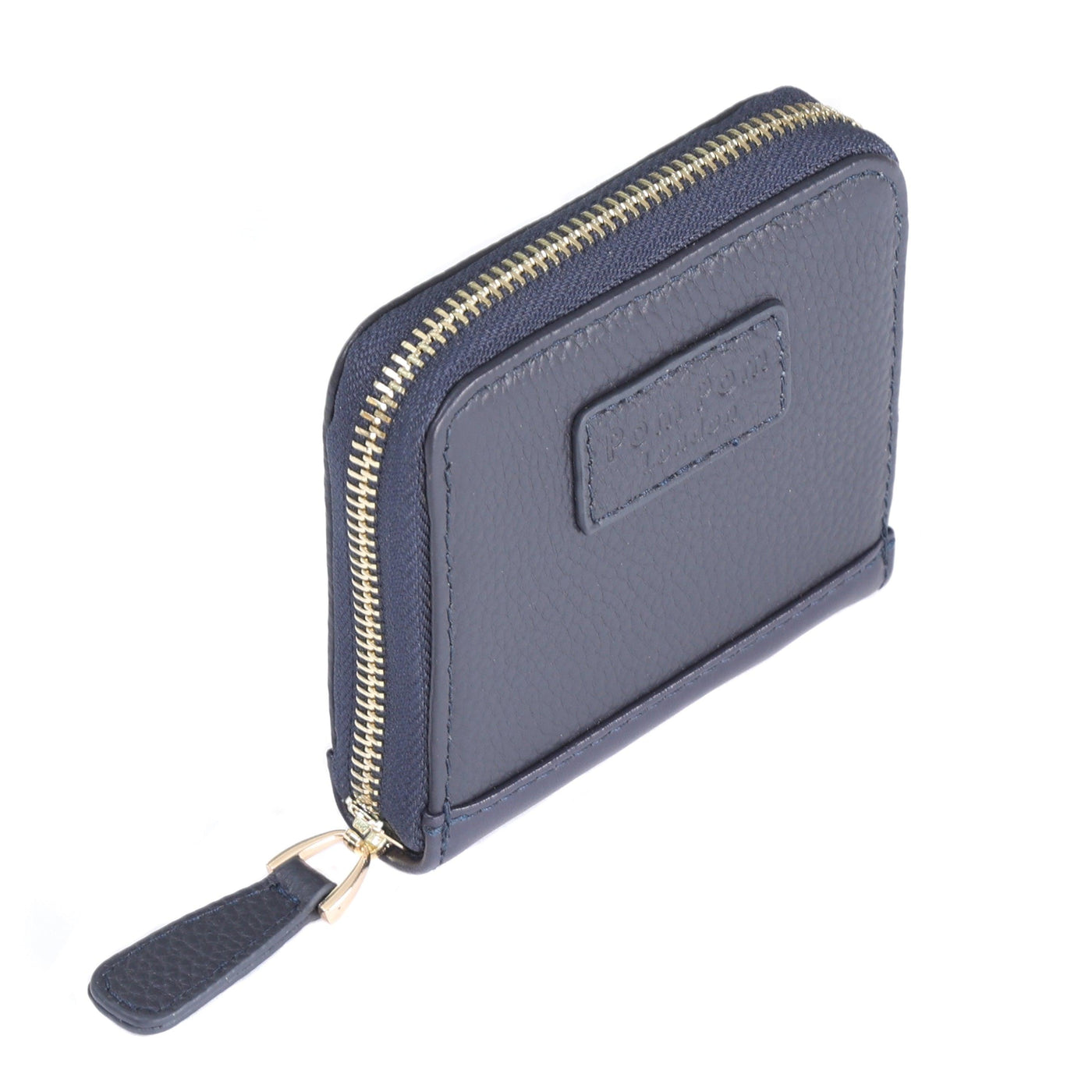Mini Chelsea Wallet Purse Navy - Pom Pom London