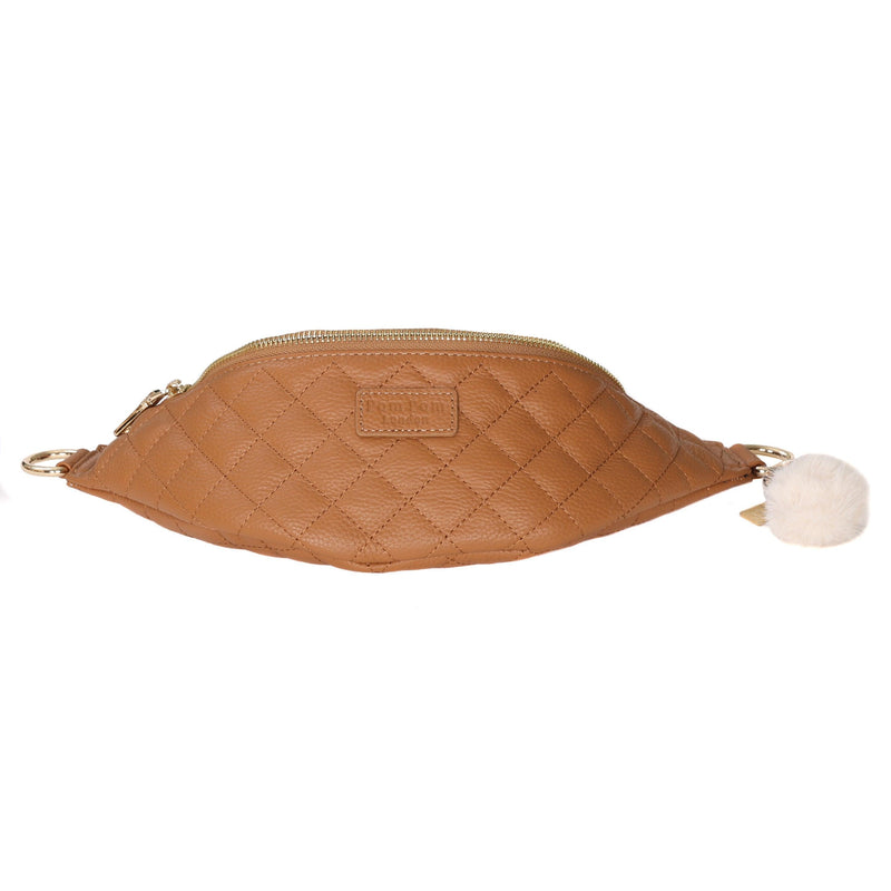 Quilted Bum Bag Maple & Accessories-Pom Pom London