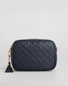 Quilted City Crossbody Bag Navy & Accessories