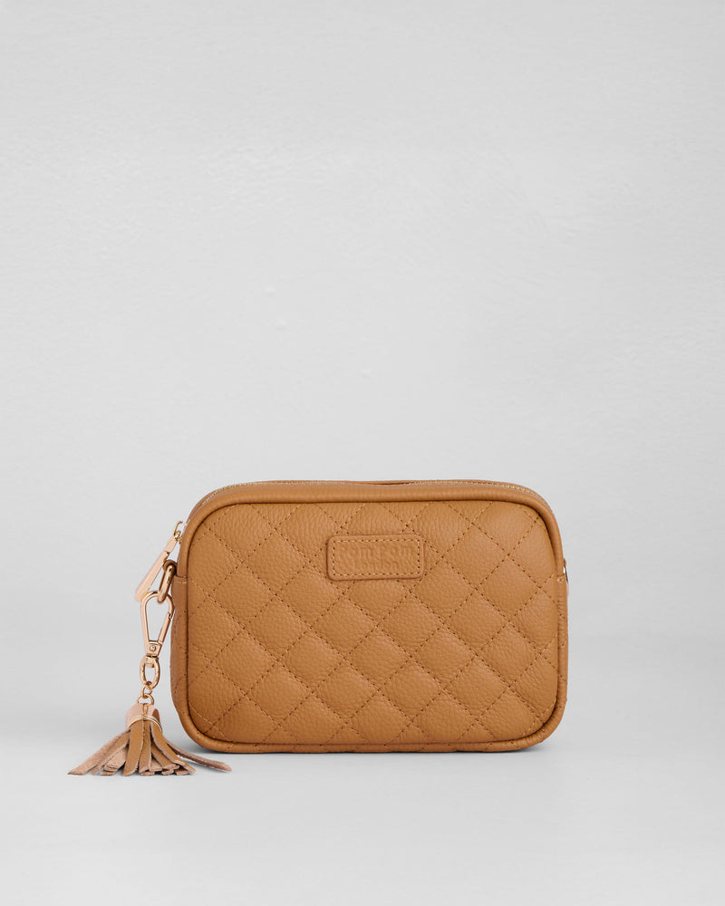 Quilted City MINI Bag Maple & Accessories-Pom Pom London