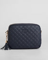 Quilted City Plus Crossbody Bag Navy