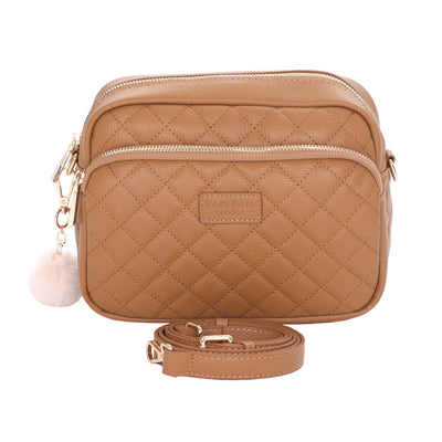 Quilted Original Plus Bag Maple & Accessories-Pom Pom London