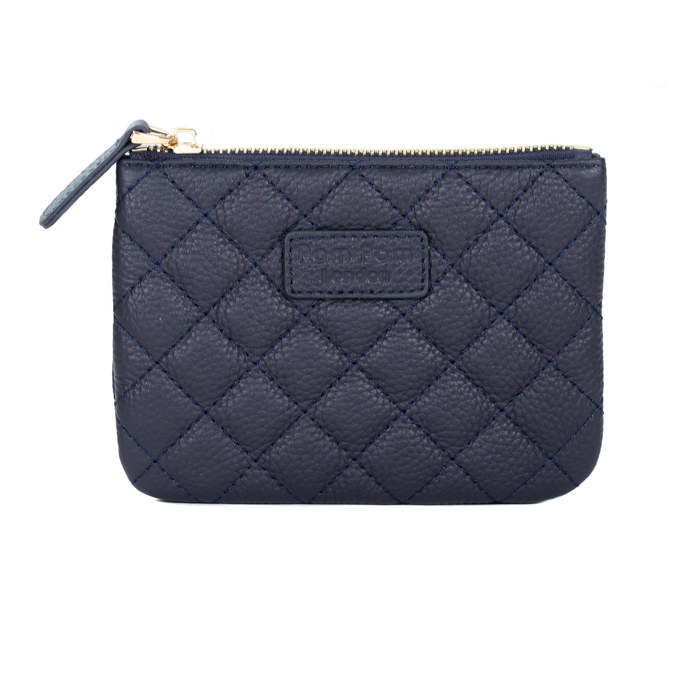 Quilted Chelsea Coin Purse Navy