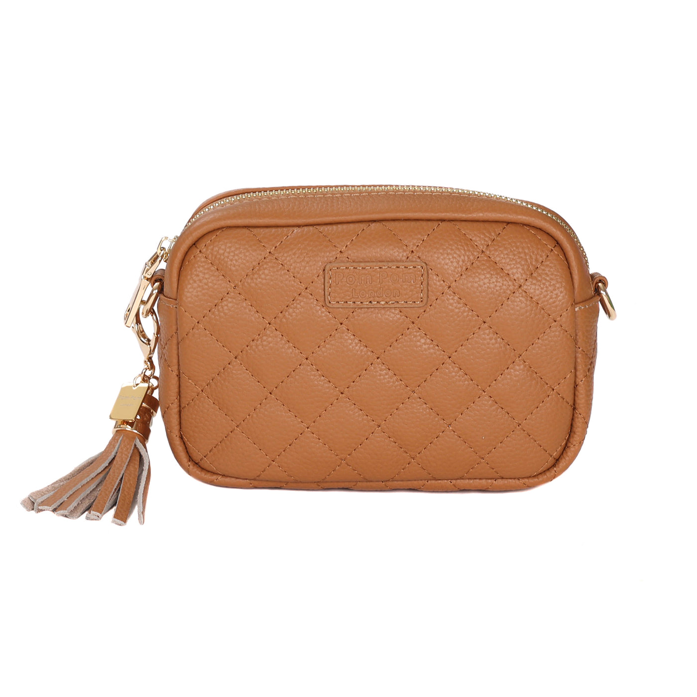 Pom Pom London Quilted Mini City Bag Ahorn 