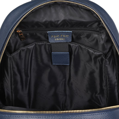 Pom Pom London Richmond Rucksack Denim Blue