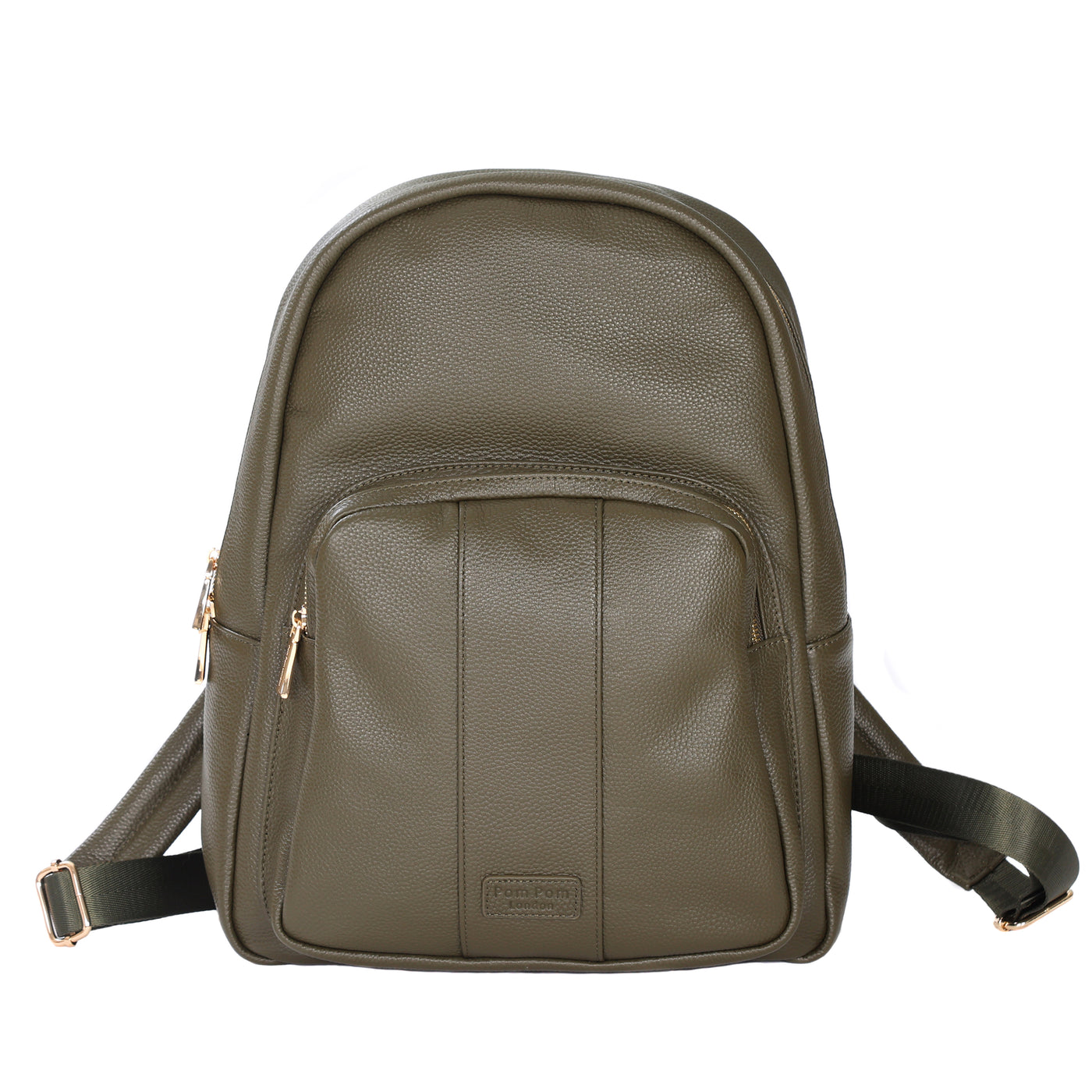 Pom Pom London Richmond Rucksack Olive Green