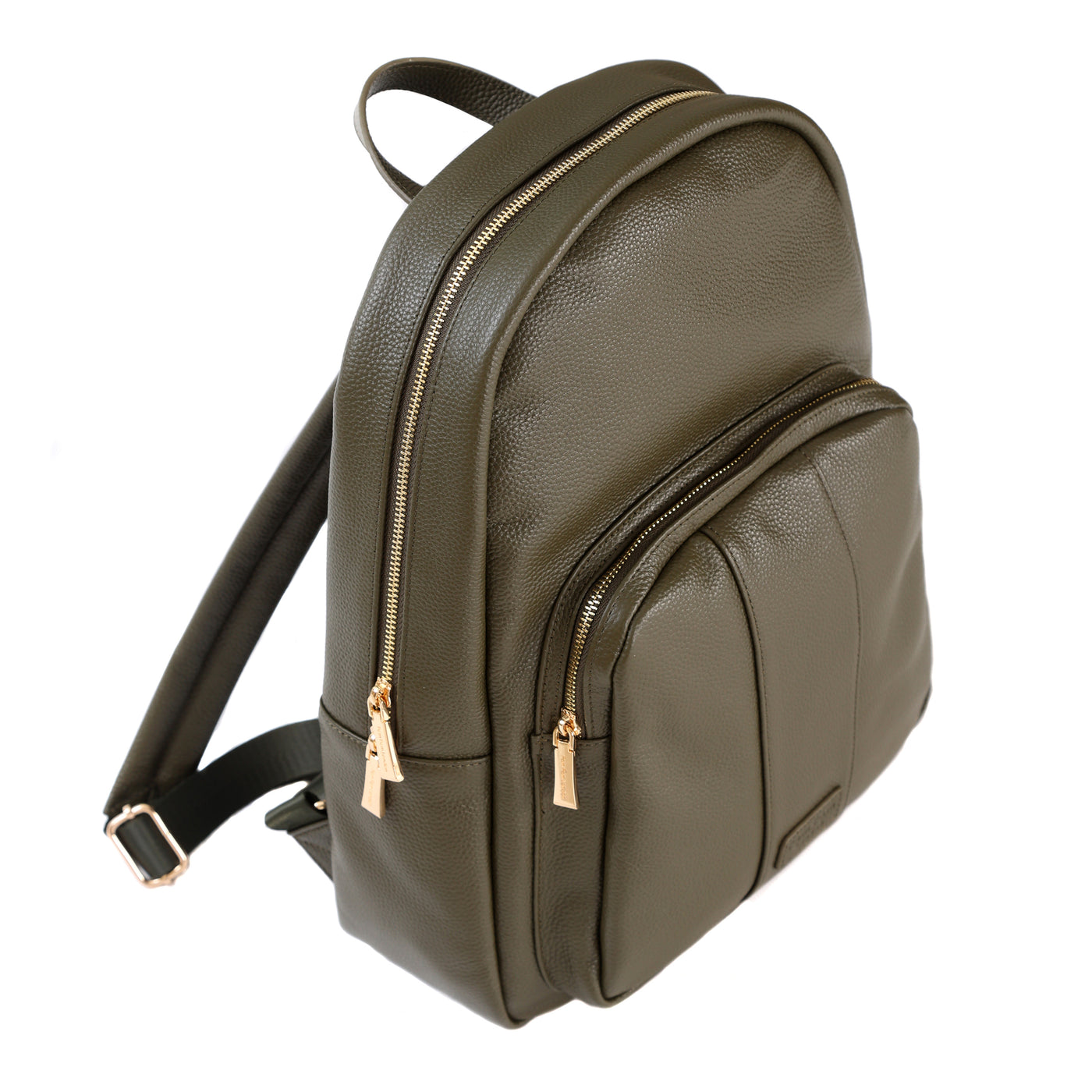 Pom Pom London Richmond Rucksack Olive Green