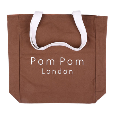 Shopping Tote Conker-Pom Pom London