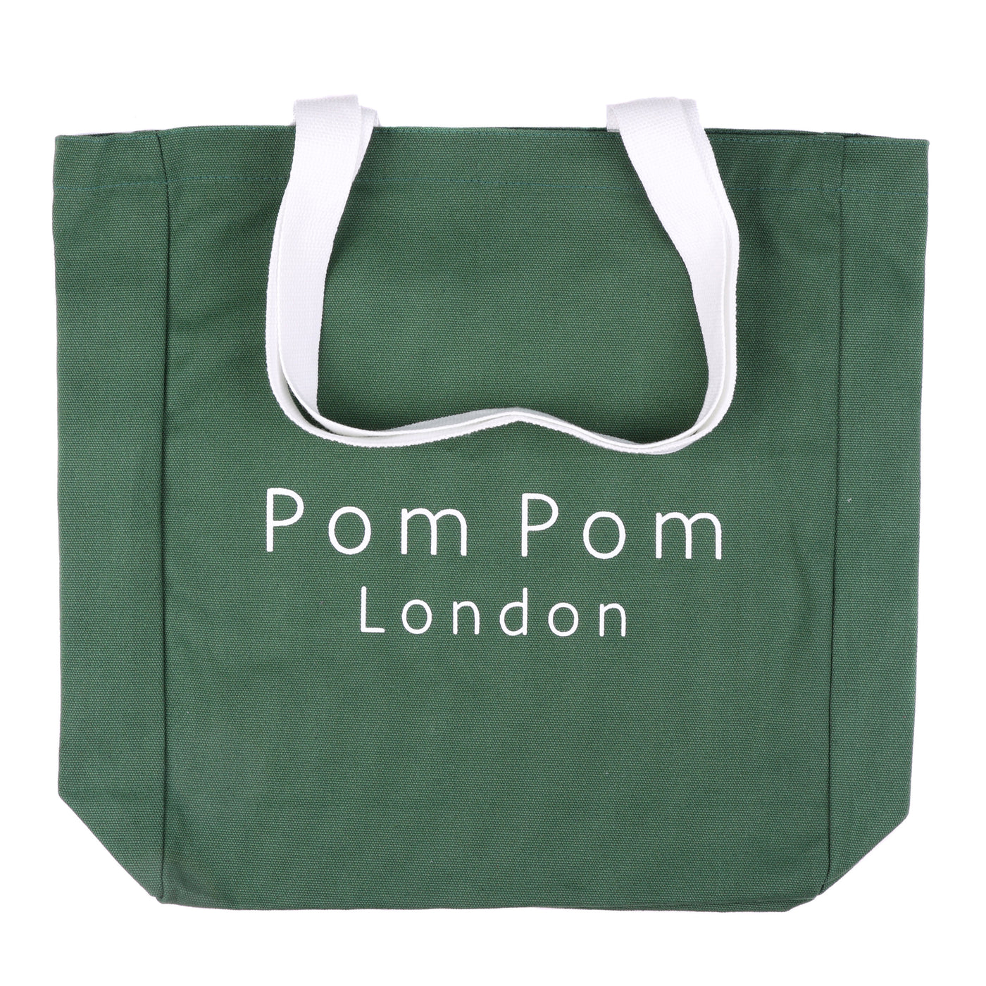 Shopping Tote Madeira Green-Pom Pom London