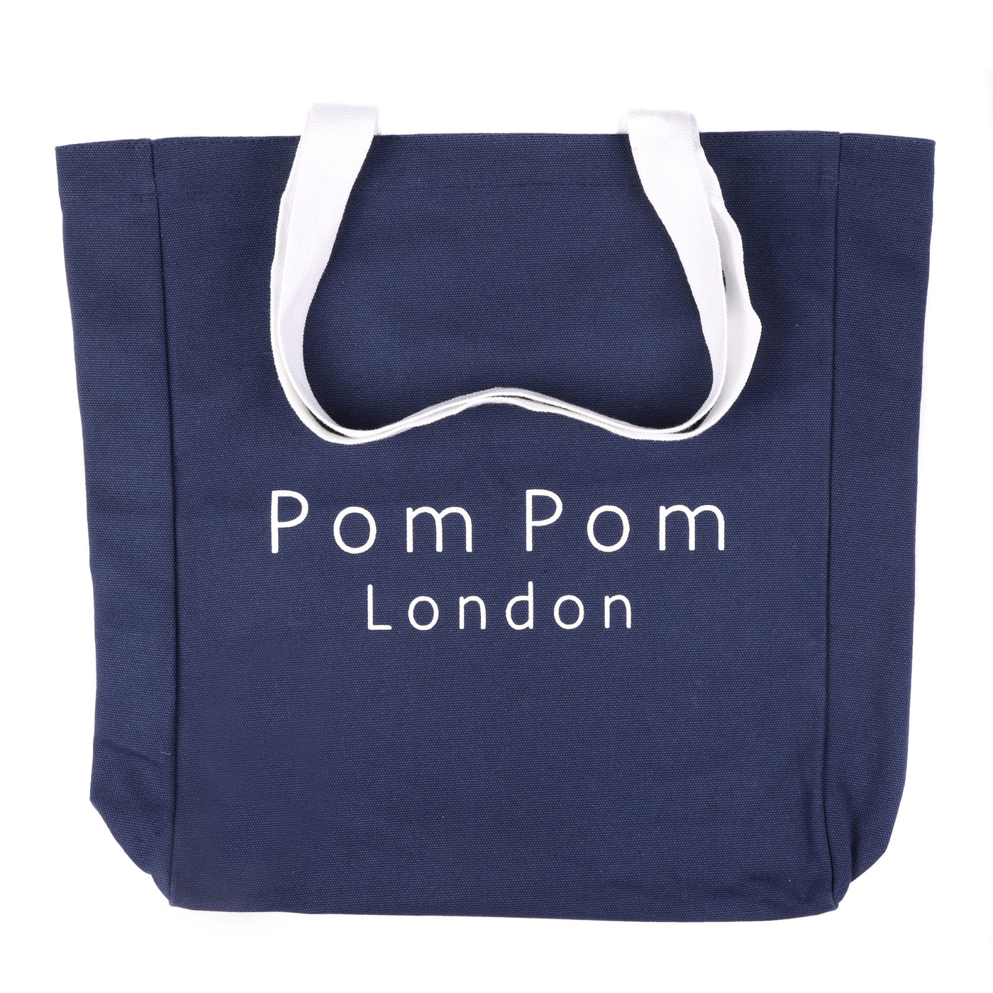 Shopping Tote Navy-Pom Pom London
