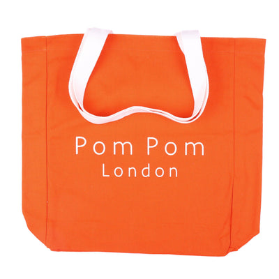 Shopping Tote Orange Spice-Pom Pom London