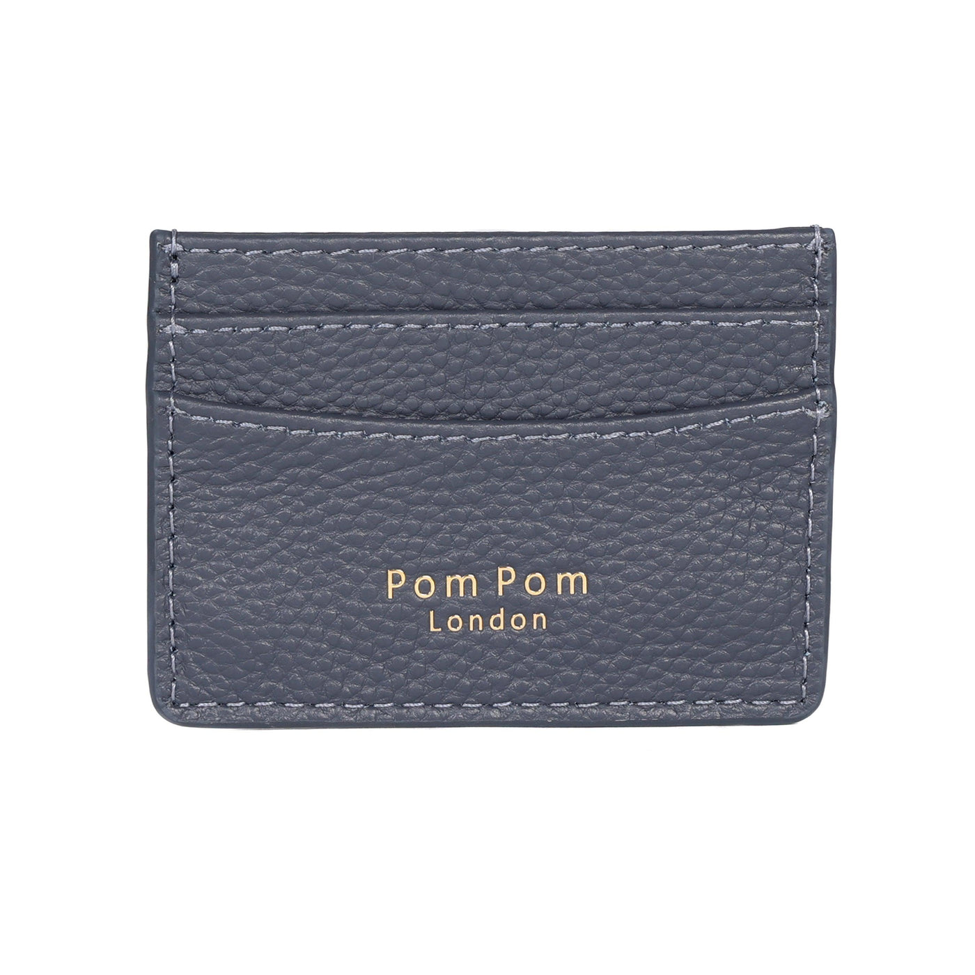 Chelsea Card Holder Slate Blue - Pom Pom London