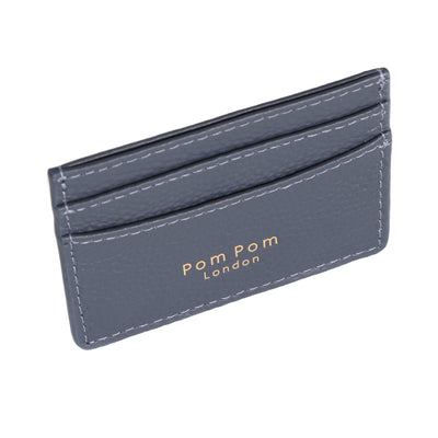 Chelsea Card Holder Slate Blue - Pom Pom London