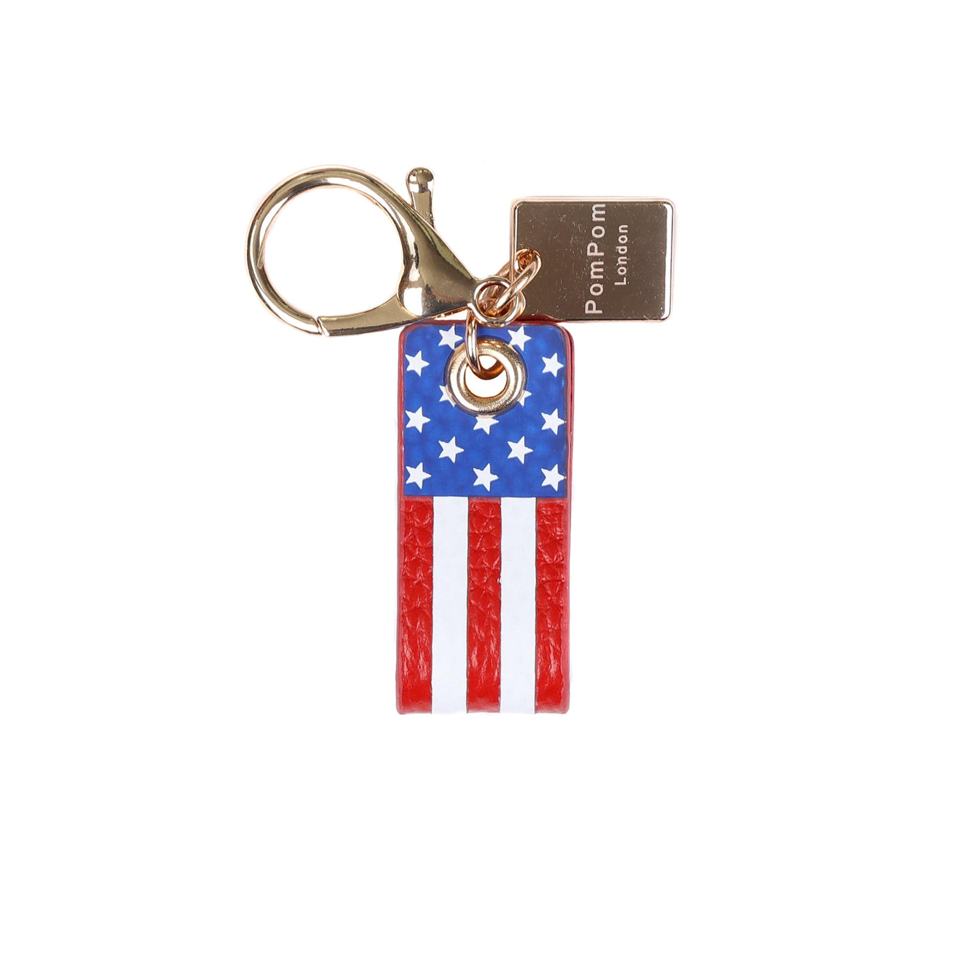 Stars & Stripes Keyring - Pom Pom London