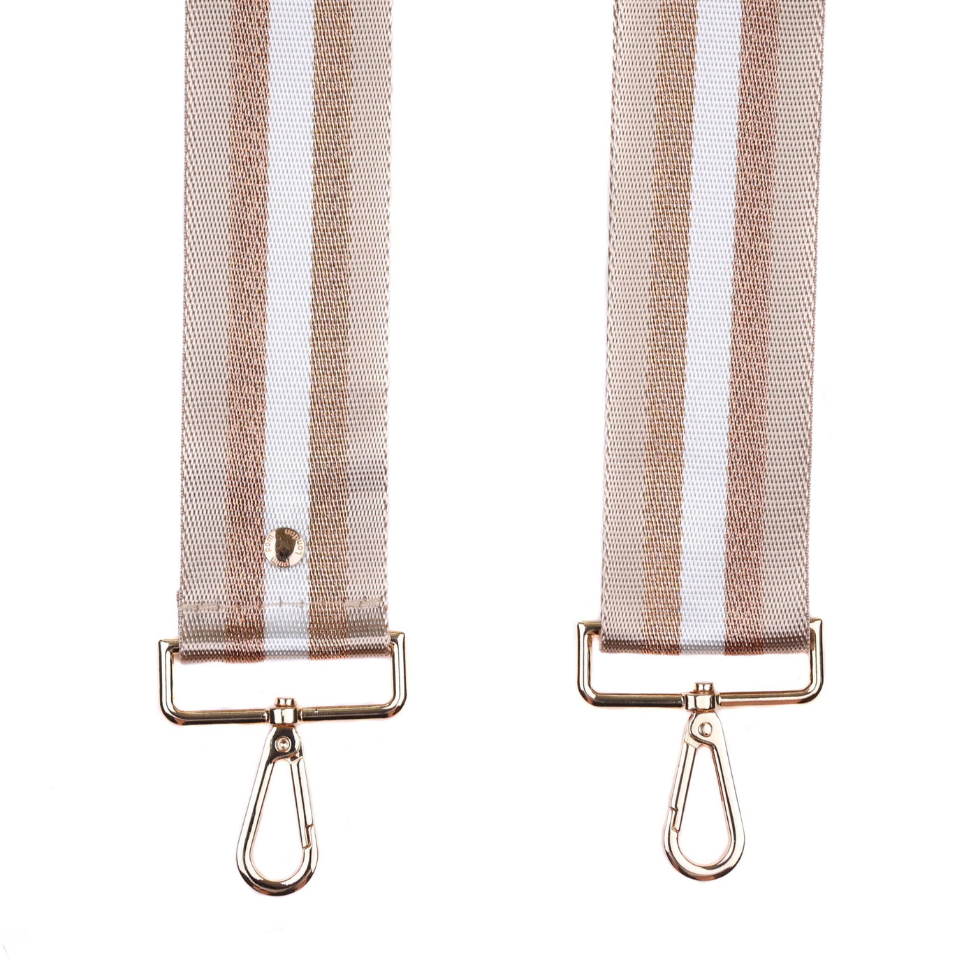 Strap Beige Metallic-Pom Pom London