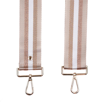 Strap Beige Metallic-Pom Pom London