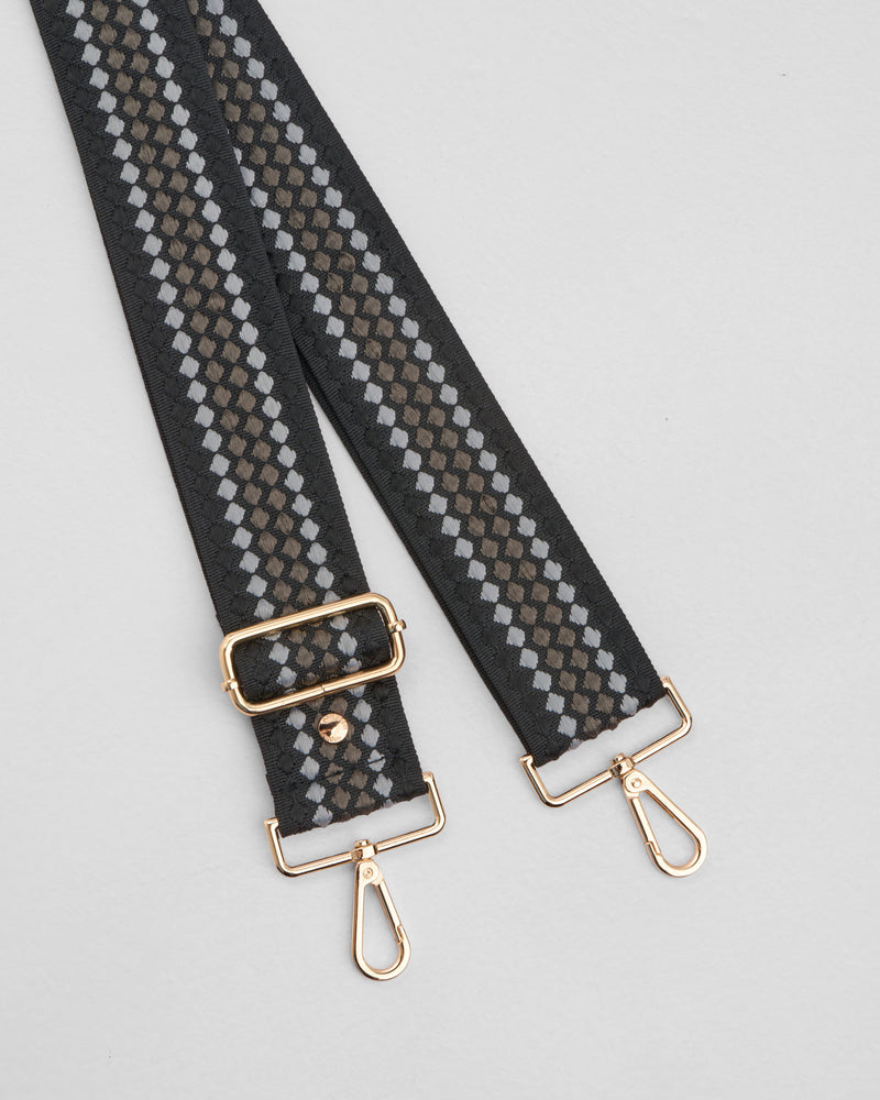 Strap Black Bobble-Pom Pom London