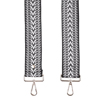 Strap Black Tribal - Silver Hardware-Pom Pom London