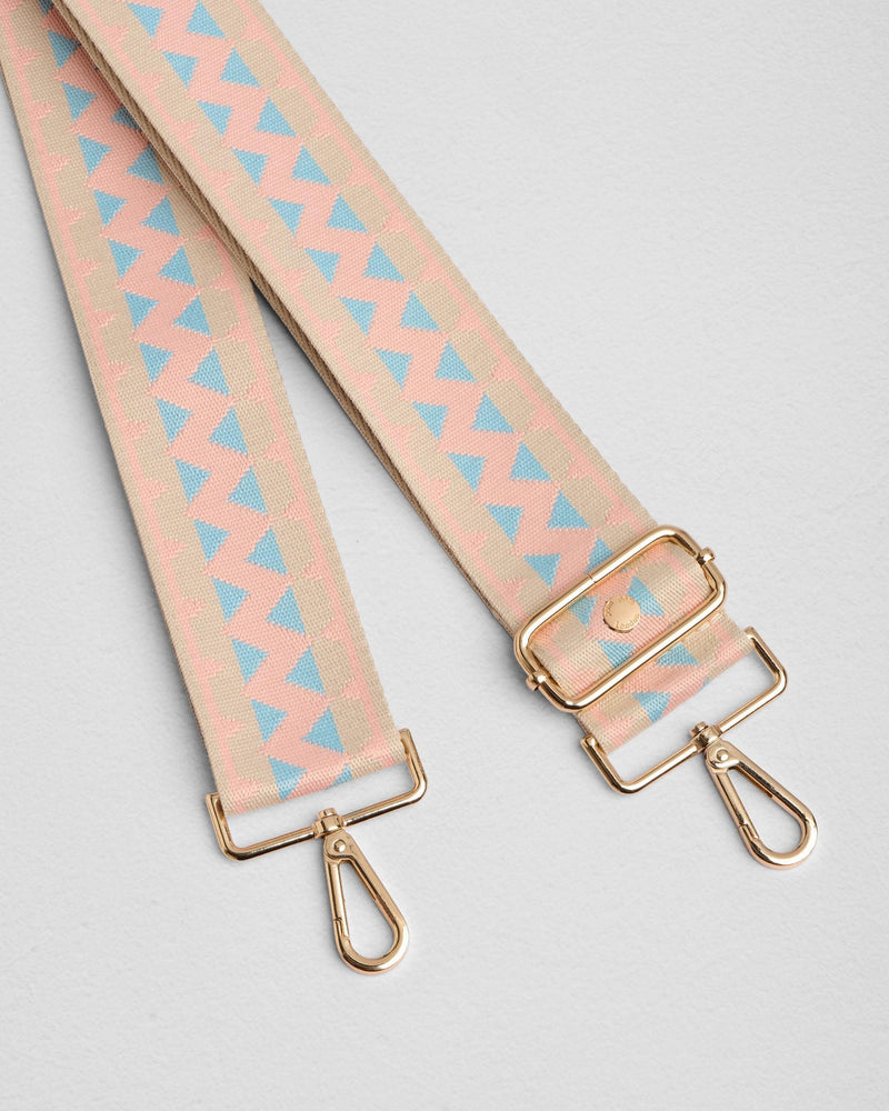 Blossom Pink Viper bag strap | Pom Pom London