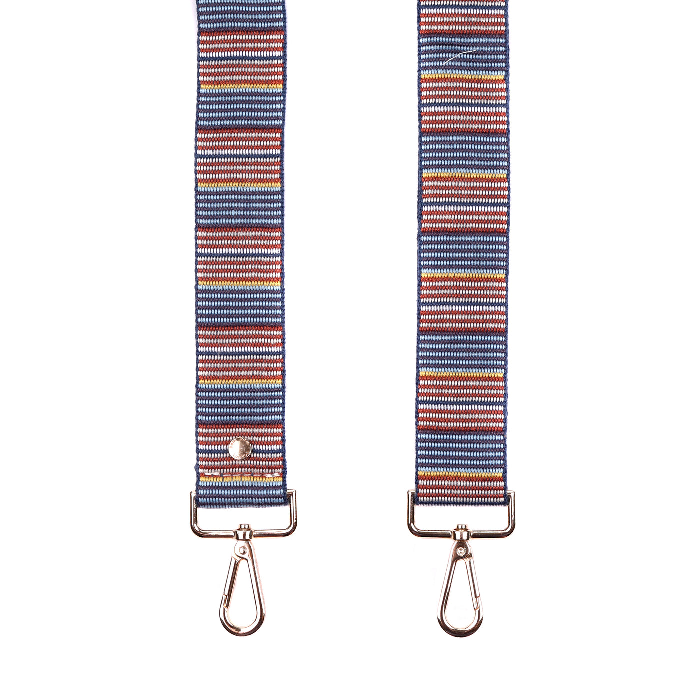 Strap Blue Multi Stripe-Pom Pom London