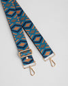 Strap Blue & Tan Diamond