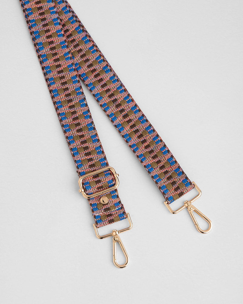 Strap Blue Twill-Pom Pom London