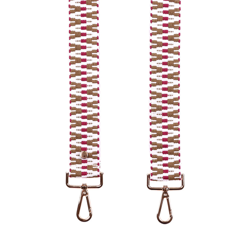Strap Burgundy Twill-Pom Pom London