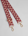Strap Burnt Rhubarb Block Zig Zag
