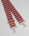 Strap Burnt Rhubarb Hounds Tooth