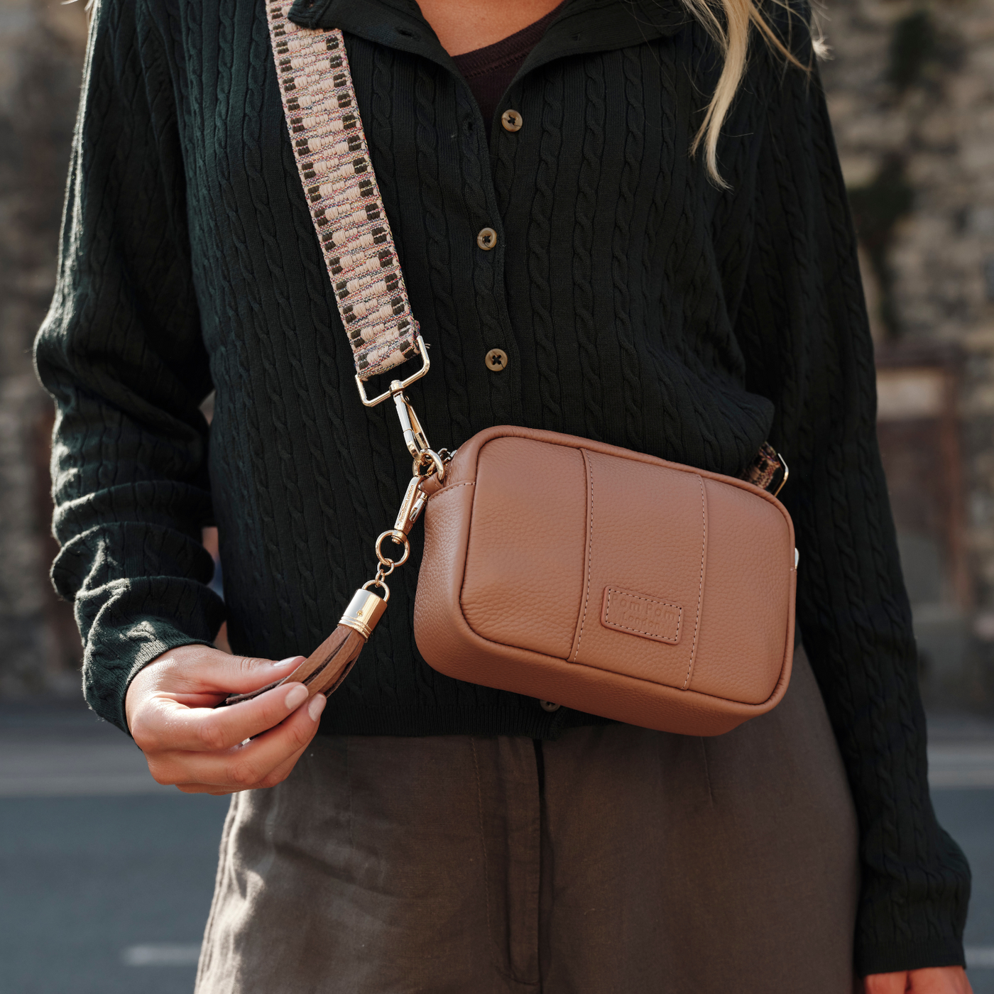 Strap Ginger Twill-Pom Pom London