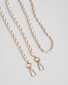 Strap Gold Chain Bright White Weave