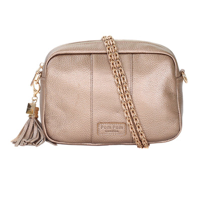 Strap Gold Chain Bronze Weave-Pom Pom London