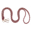 Strap Gold Chain Deep Burgundy Weave