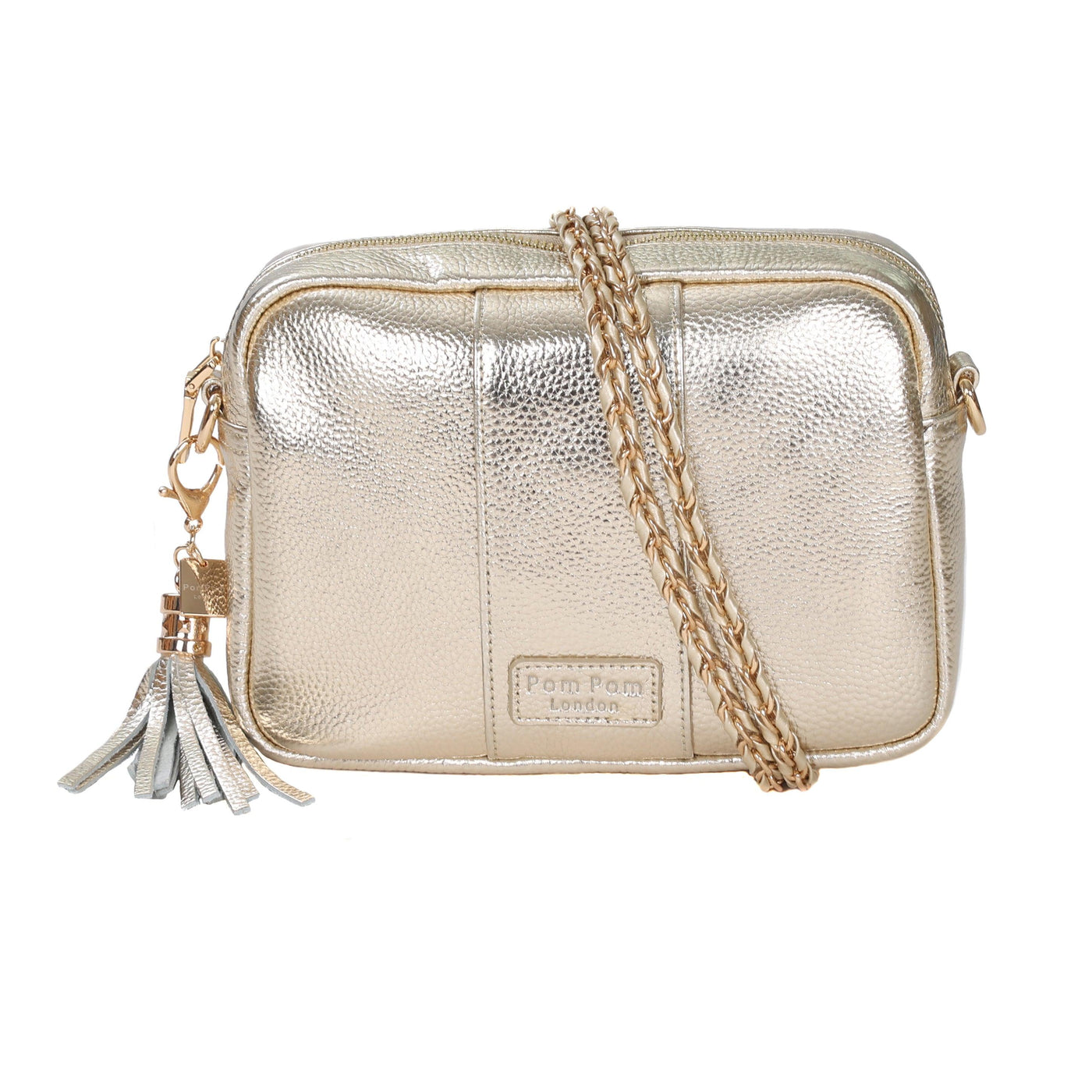 Strap Gold Chain Gold Weave-Pom Pom London