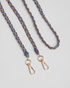 Strap Gold Chain Lupin Blue Weave