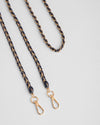 Strap Gold Chain Navy Weave