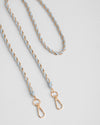 Strap Gold Chain Powder Blue Weave