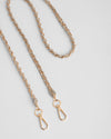 Strap Gold Chain Stone Weave