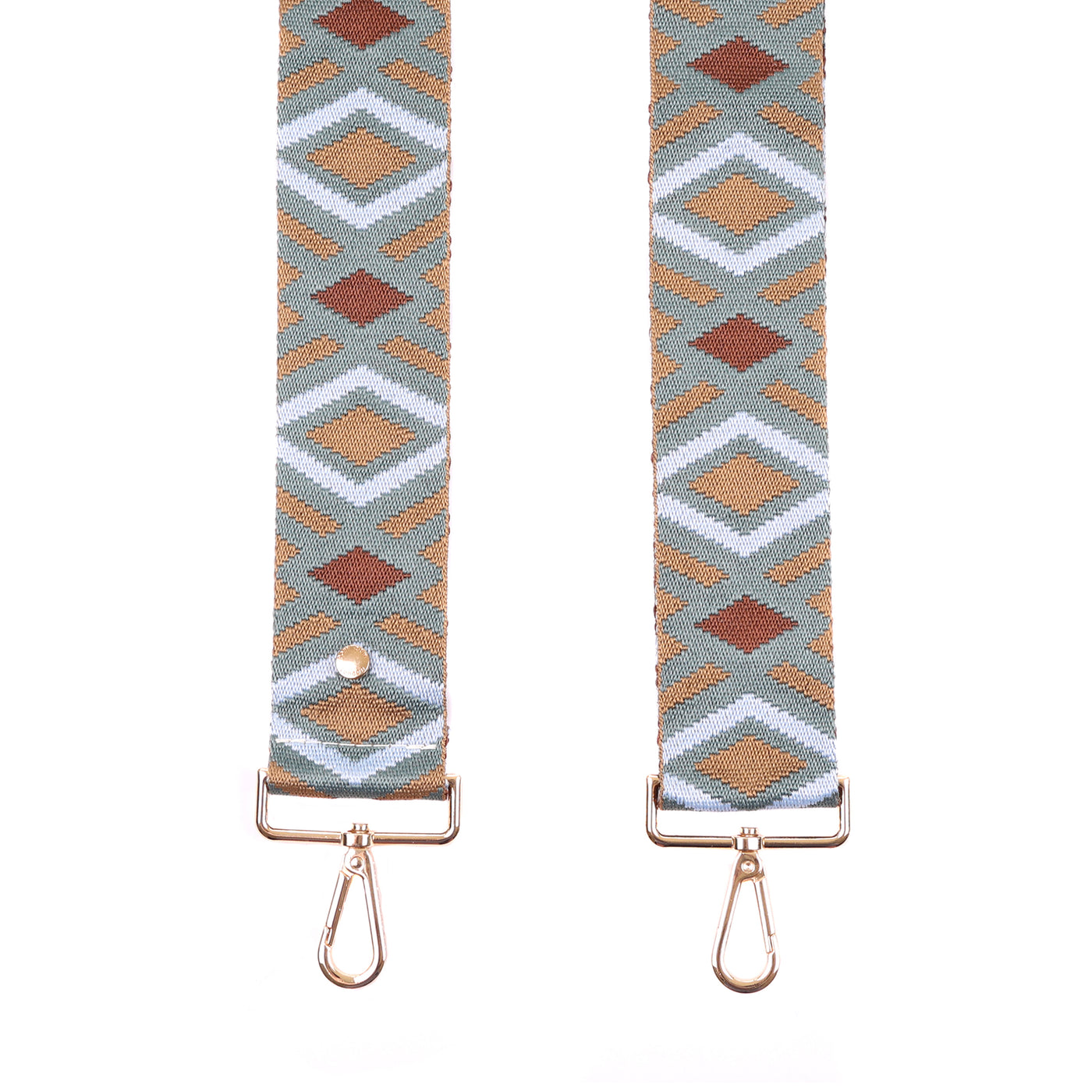 Strap Green & Maple Diamond-Pom Pom London