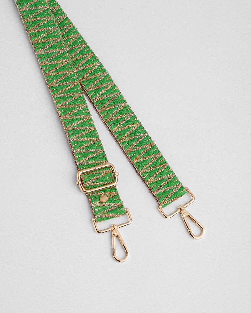 Strap Green Twill-Pom Pom London