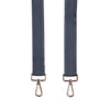 Strap Leather Stripe Slate Blue
