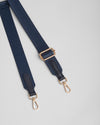 Strap Leather Tab - Navy